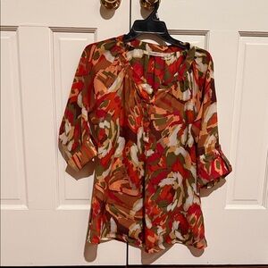Gibson Multicolor Abstract Blouse